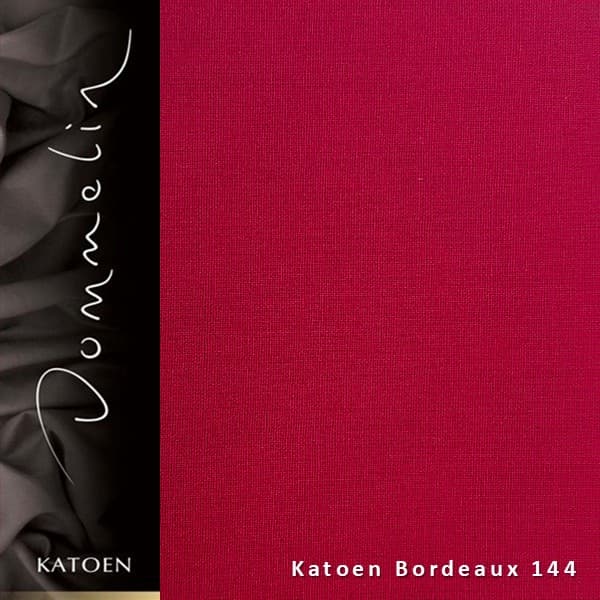 Set Dommelin Kussenslopen Katoen Bordo