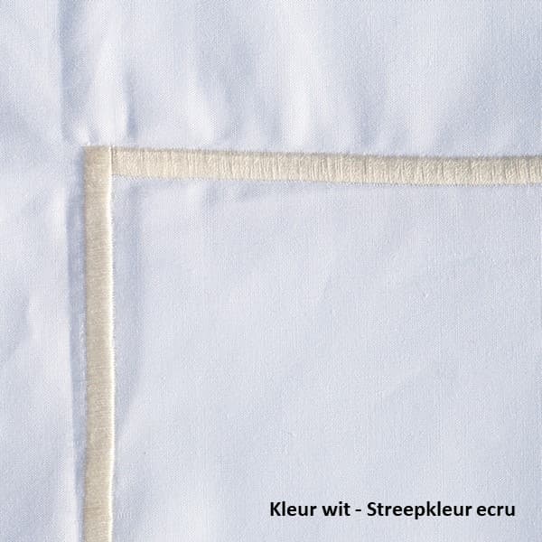 Dommelin Kussensloop Cortina Wit - Ecru 60 x 70 cm