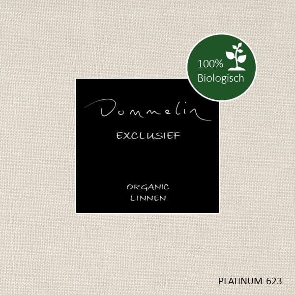 Dommelin Kussensloop Biologisch Linnen - Platinum
