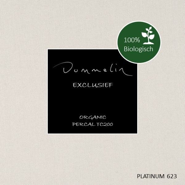 Set Dommelin Kussenslopen Biologisch Percal 200TC Platinum